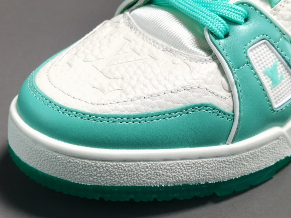 Louis Vuitton Trainer White Green