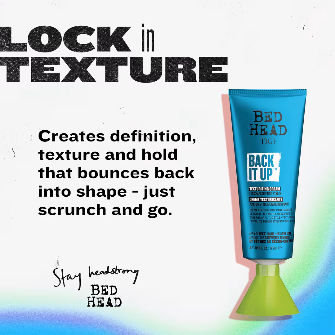 Bed Head  Back It Up Texturizing Cream For Shape And Texture