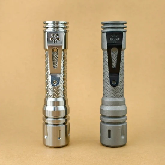 Reylight LAN- Ti Seigaiha 14500 EDC Flashlight