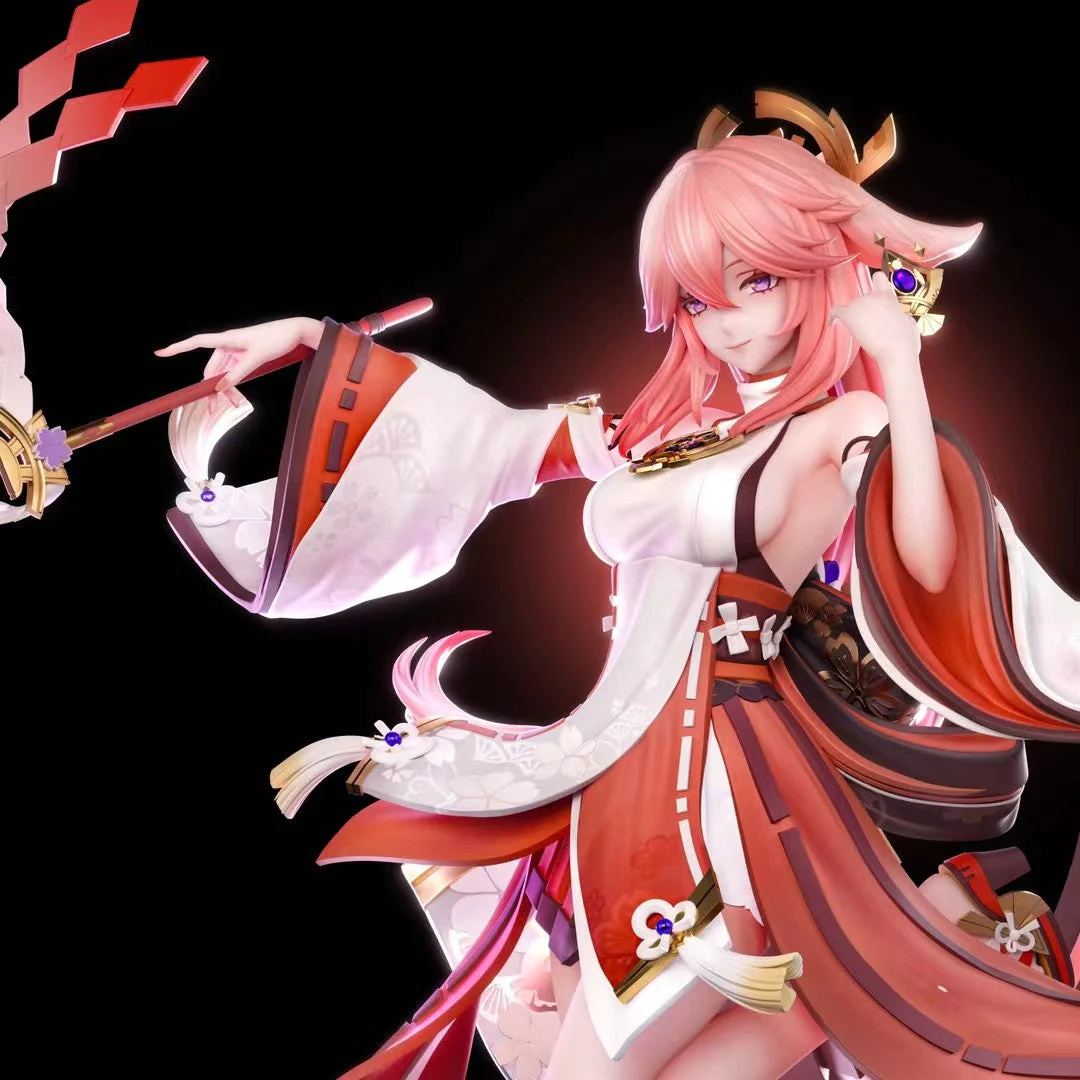 HaJiMi Studio - Genshin Impact Beelzebul & Yae Miko | 原神 雷电将军 & 八重神子