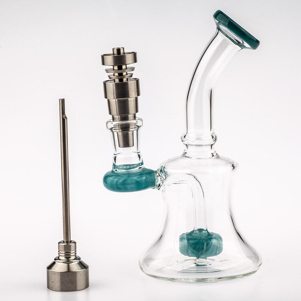6 Mini Showerhead Perc Dab Rig