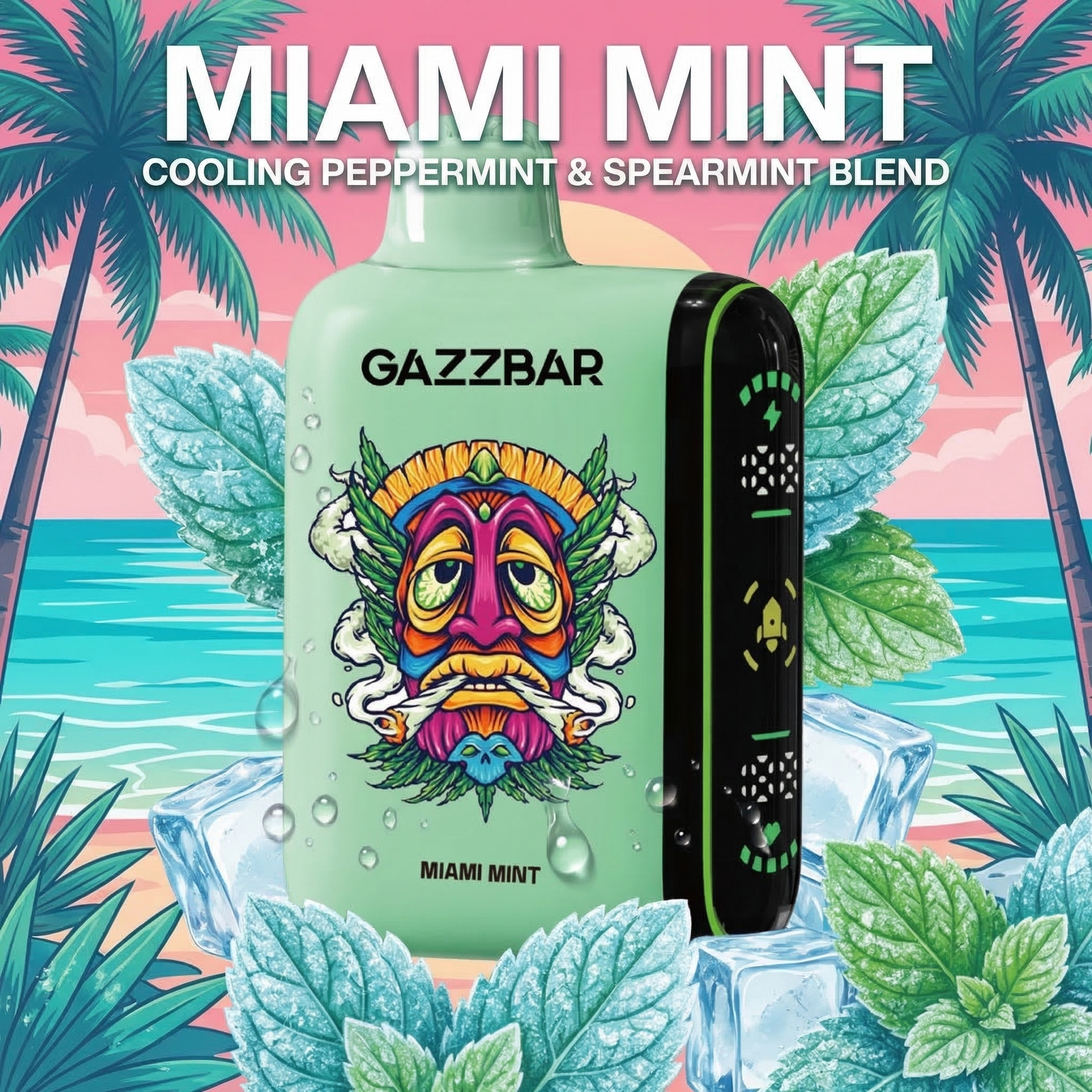 ROCKET 10000 PUFFS-MIAMI MINT