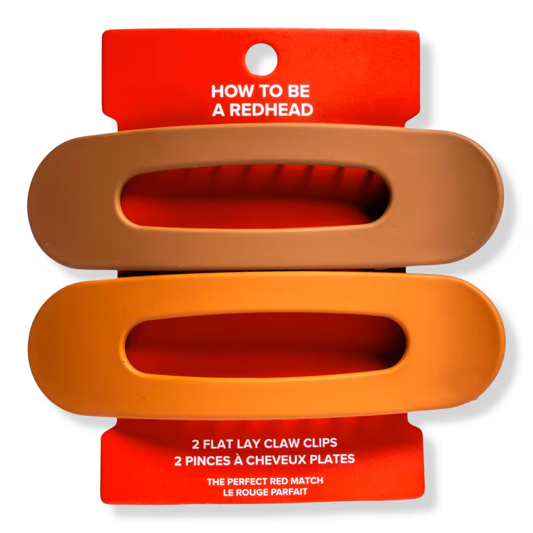 How To Be A Redhead  Redhead Flat Lay Claw Clips