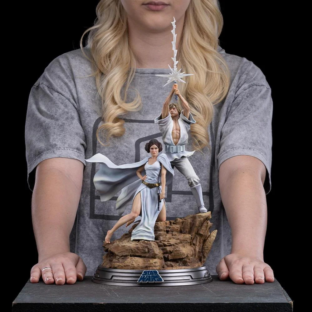 Star Wars - Luke & Leia | 1:10 Resin Statue | von Iron Studios