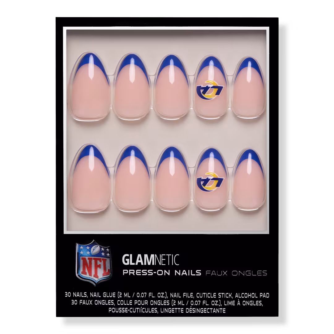 Glamnetic x Fanatics Nail  Los Angeles Rams Press-On Nails