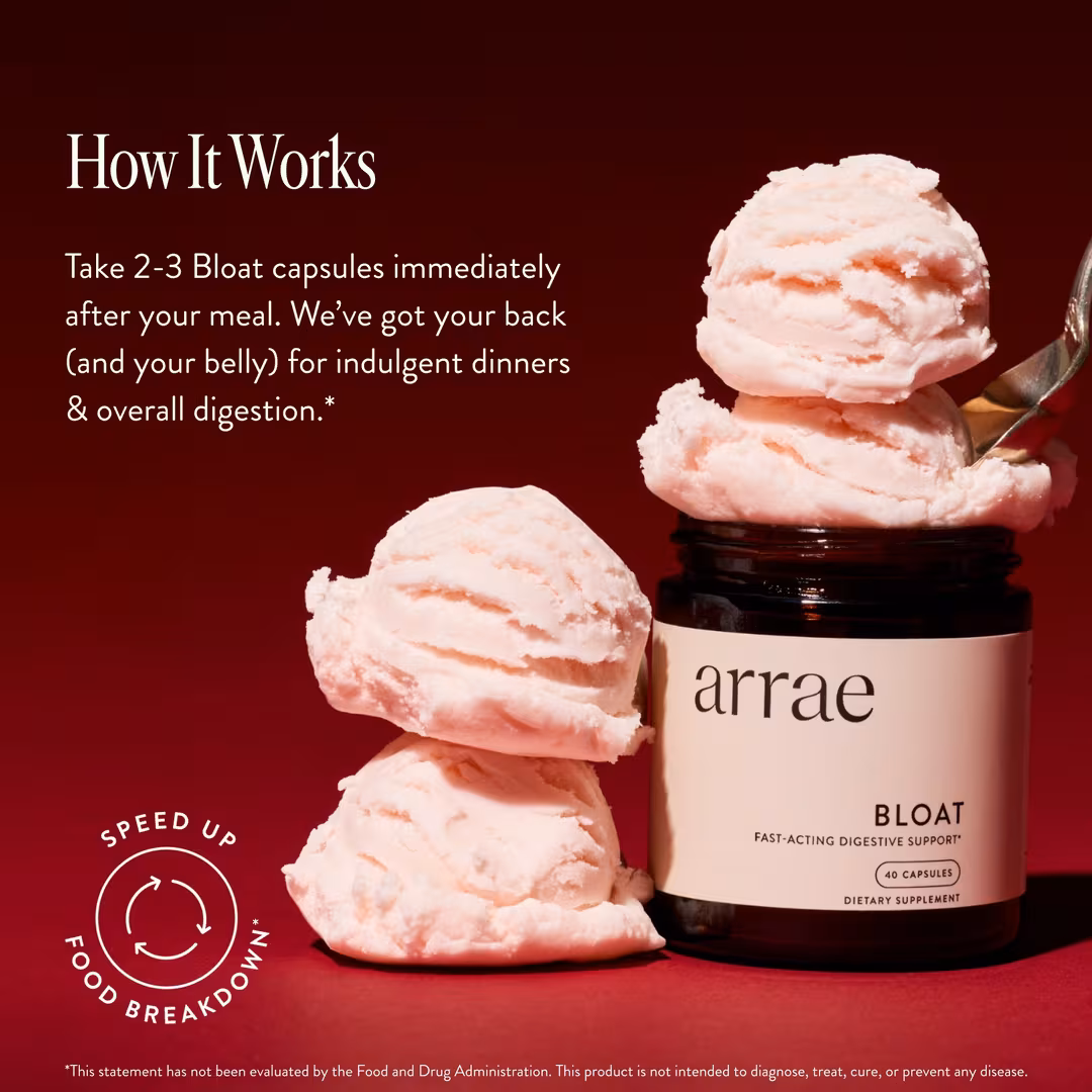 arrae  Bloat: Fast-Acting Digestive Relief Capsules