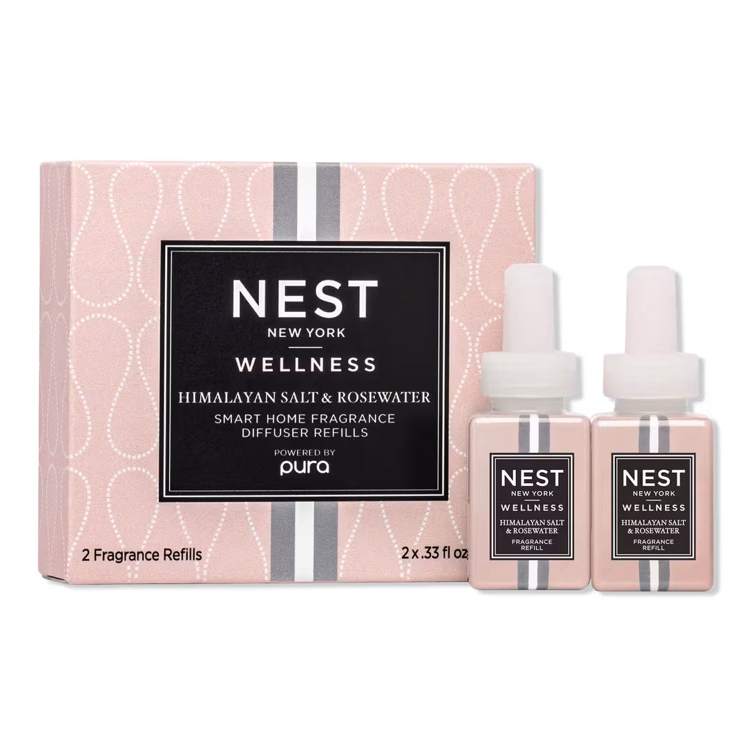 NEST New York  Himalayan Salt & Rosewater PURA Refill Duo