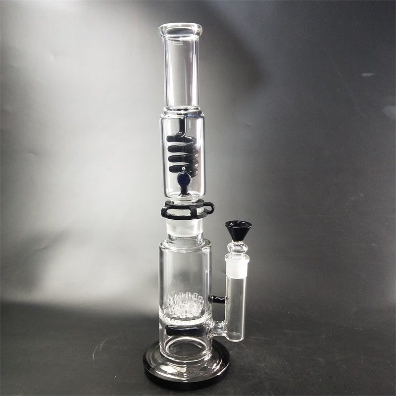 16 Detachable Triple Percolator Glass Bong