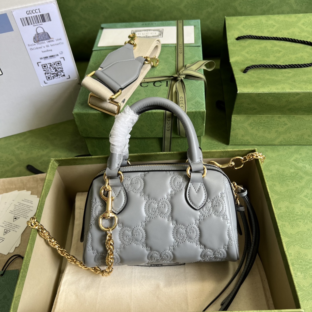 Gucci GG matelass?? leather mini bag 702251