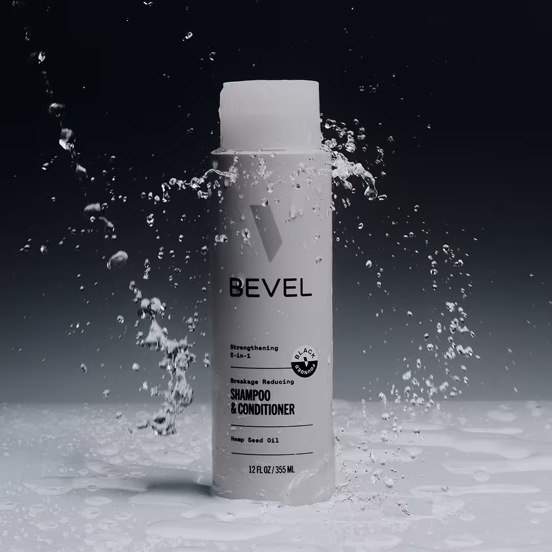 BEVEL  2-in-1 Strengthening Shampoo & Conditioner with Hemp Seed Oil