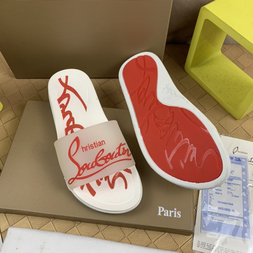 CHRISTIAN LOUBOUTIN SLIPPERS - CCSHOES