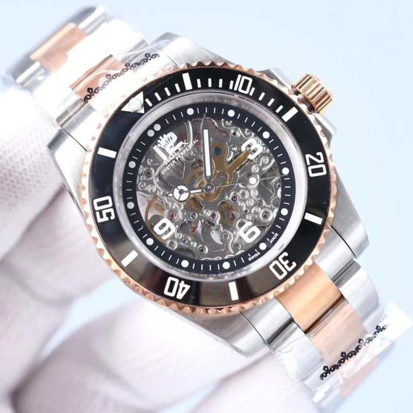Rolex Watch SUBMARINER DATE 40MM CUSTOM SKELETON DIAL Watch