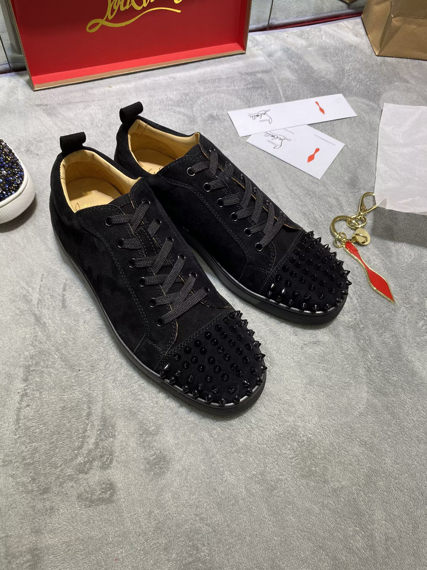 Christian Louboutin Louis Junior Spikes - CCSHOES
