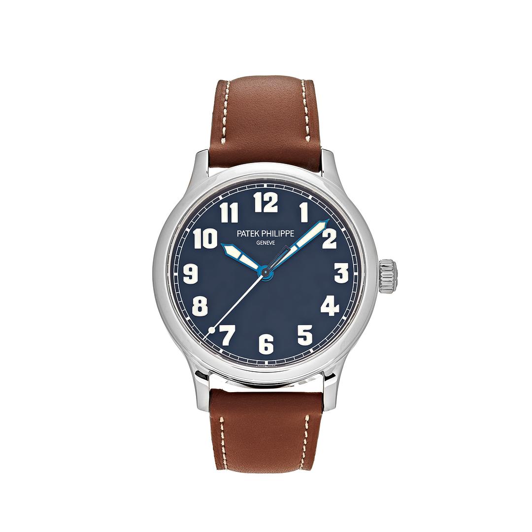 Patek Philippe Limited Edition New York Calatrava Pilot Steel Blue Dial 5522A-001