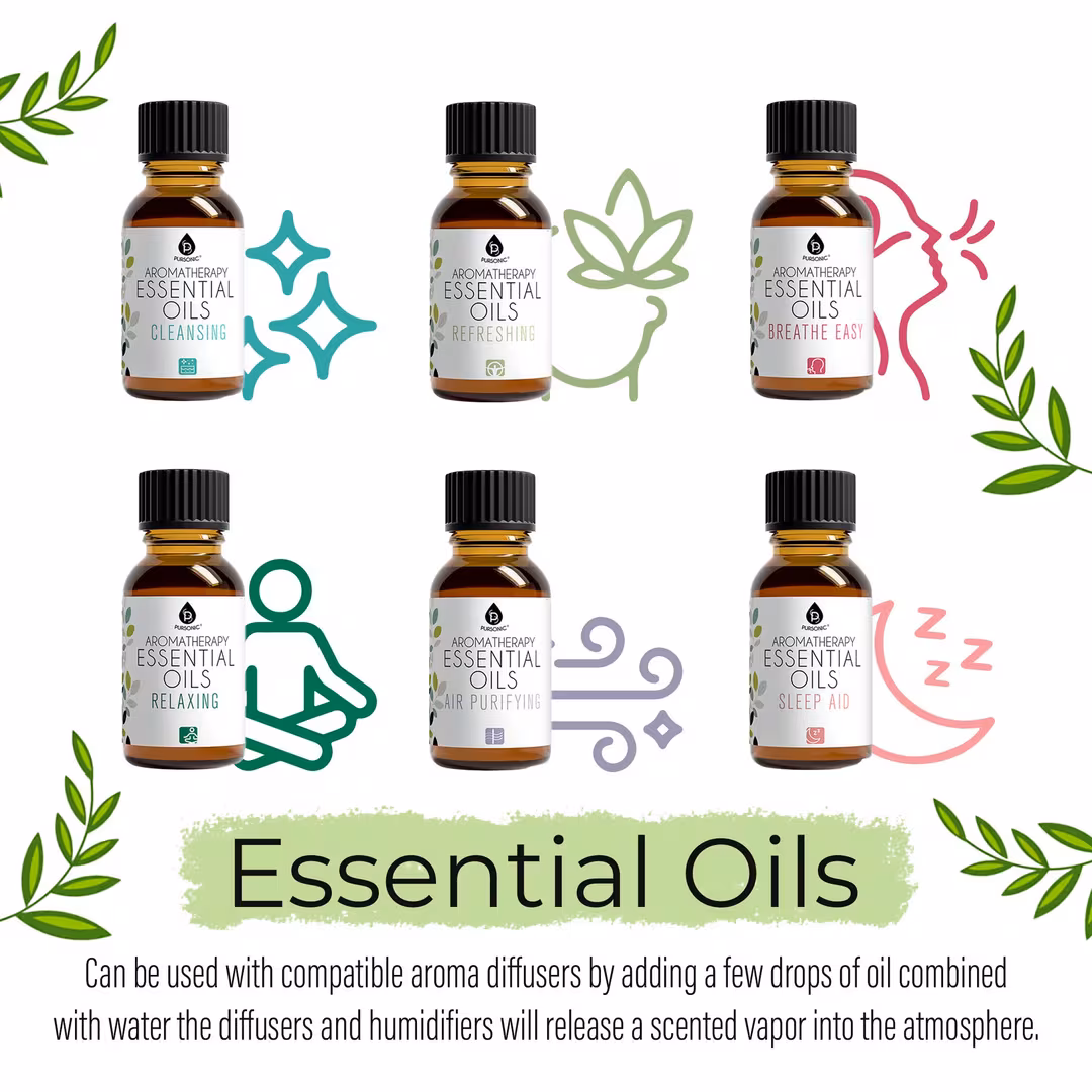 PURSONIC  Aromatherapy Essential Oil Gift Set