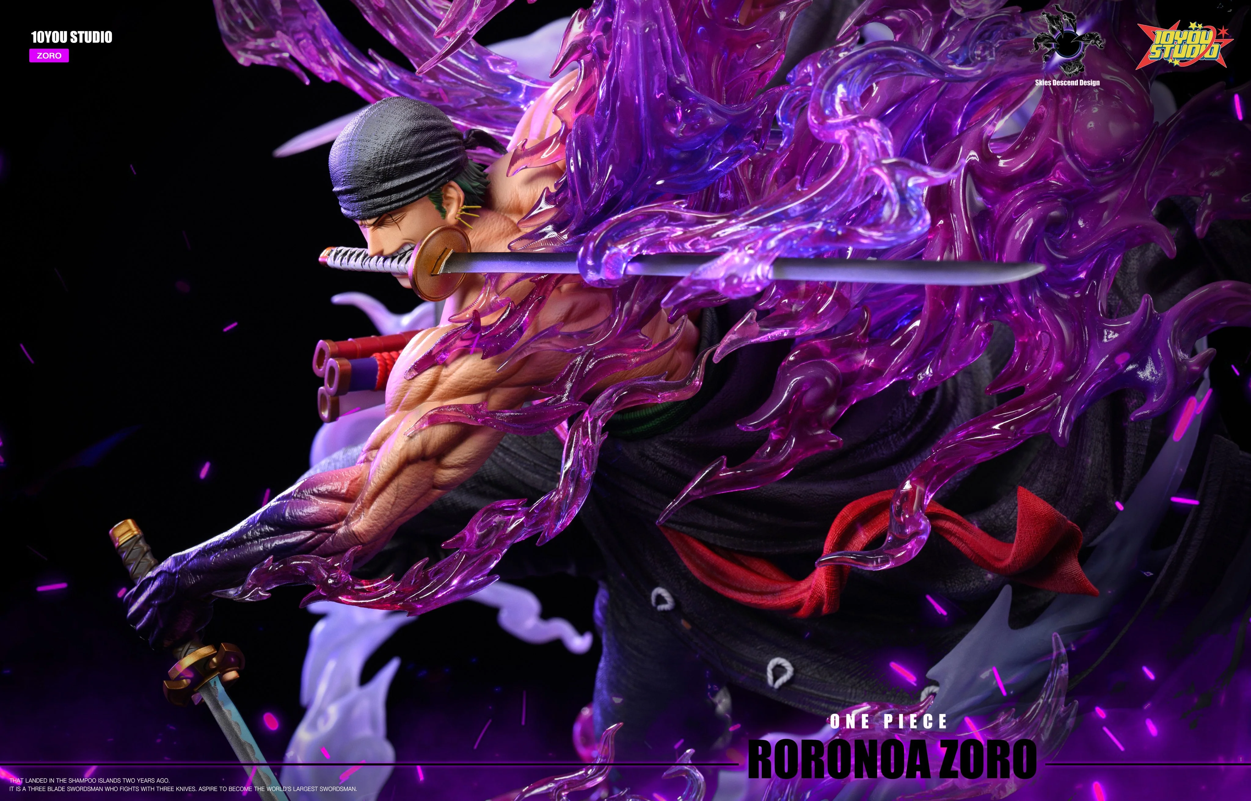 One Piece - Roronoa Zoro | 1:6 Resin Statue | von Skies Descend & 10YOU Studios