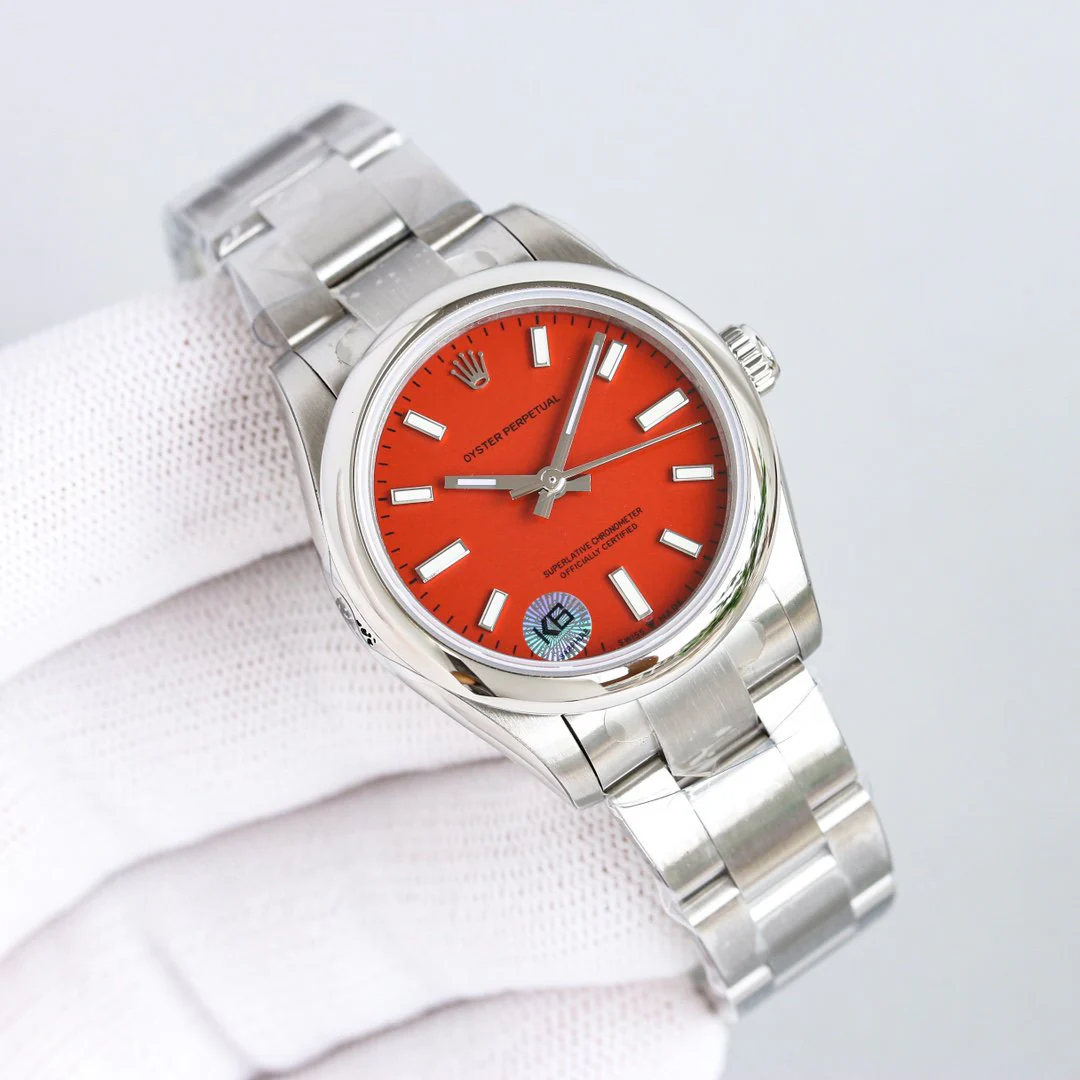 Rolex Watch OYSTER PERPETUAL 31MM RED DIAL