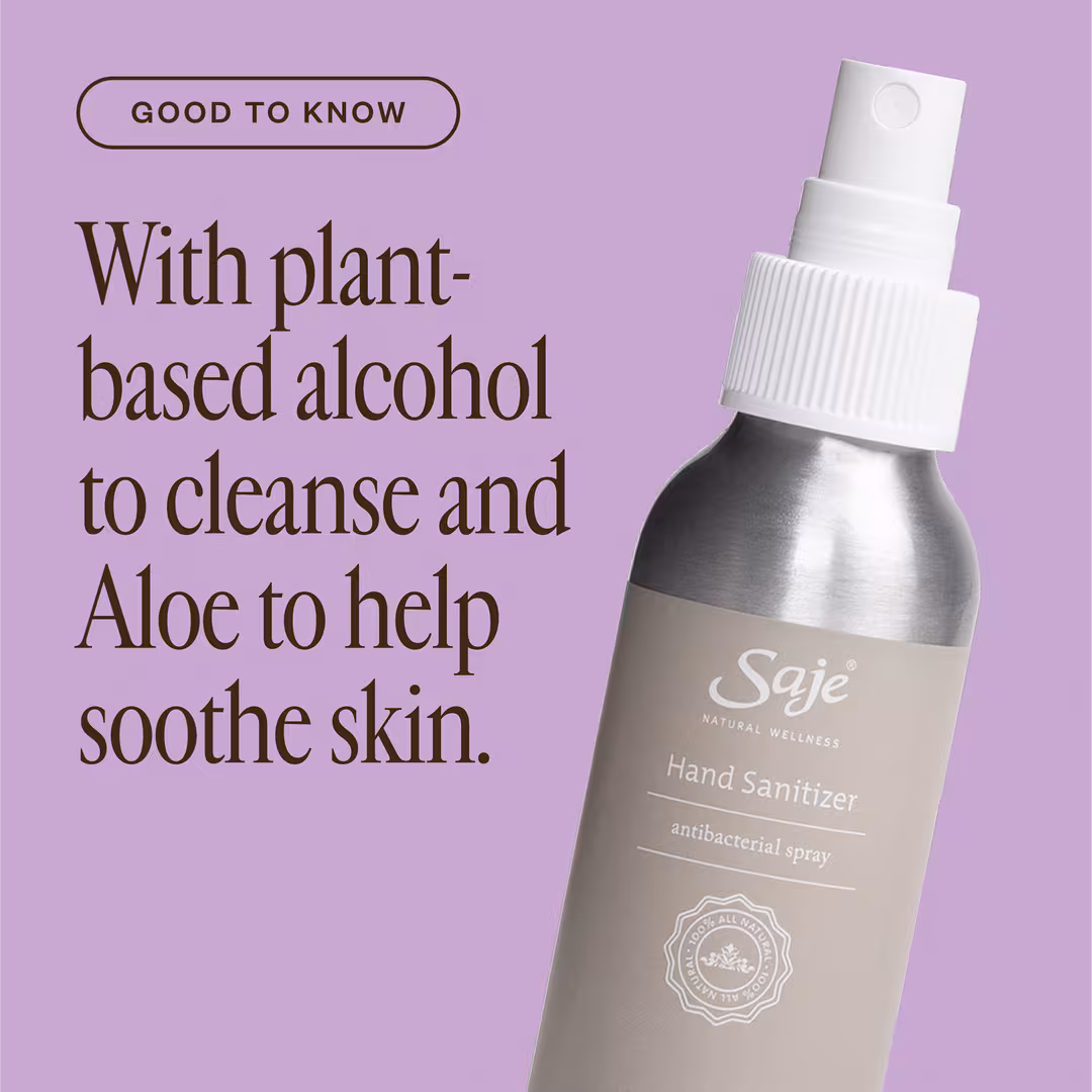 Saje Natural Wellness  Hand Sanitizer Antibacterial Spray