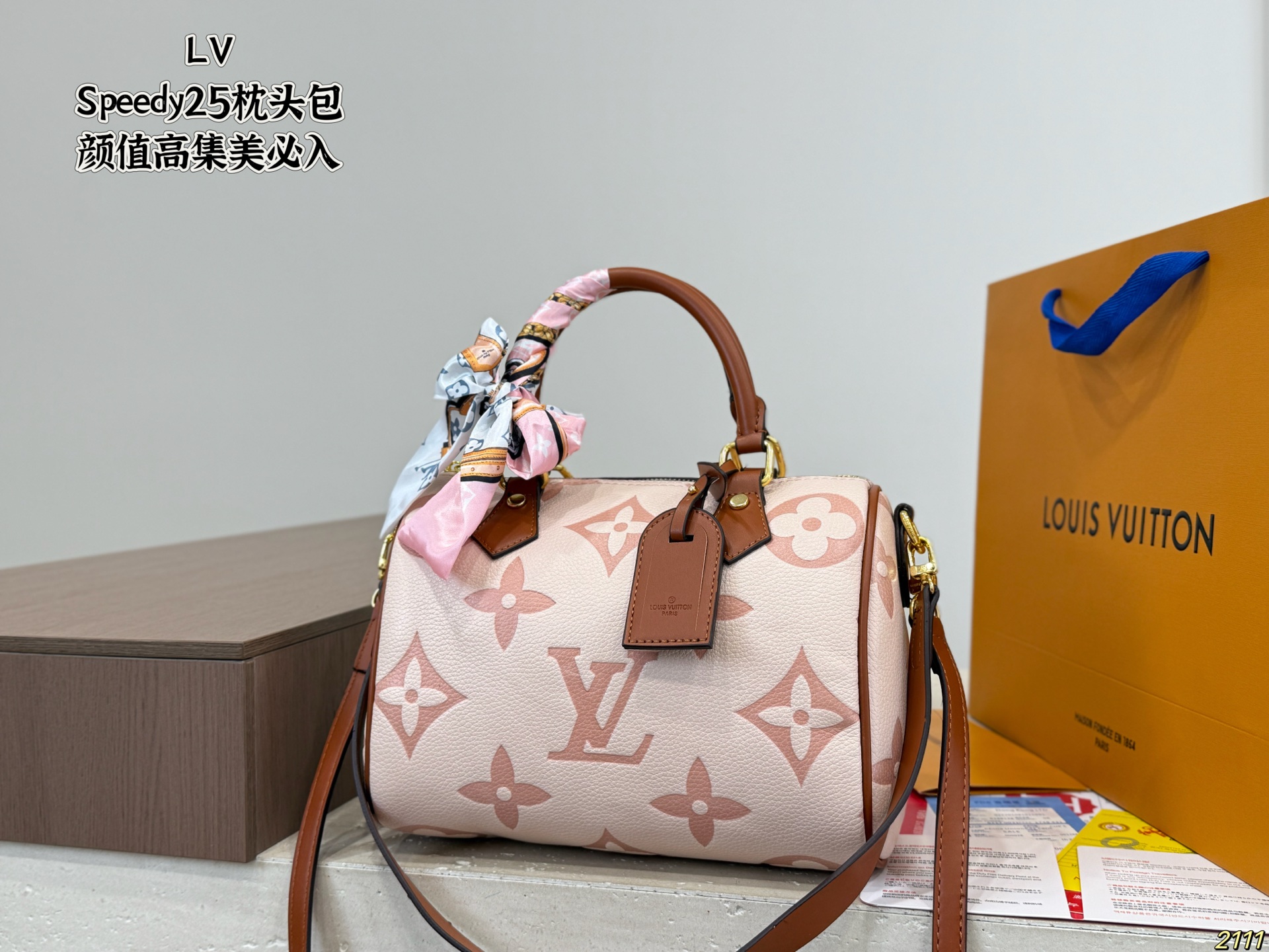 LV Speedy Soft 25 Pillow Case