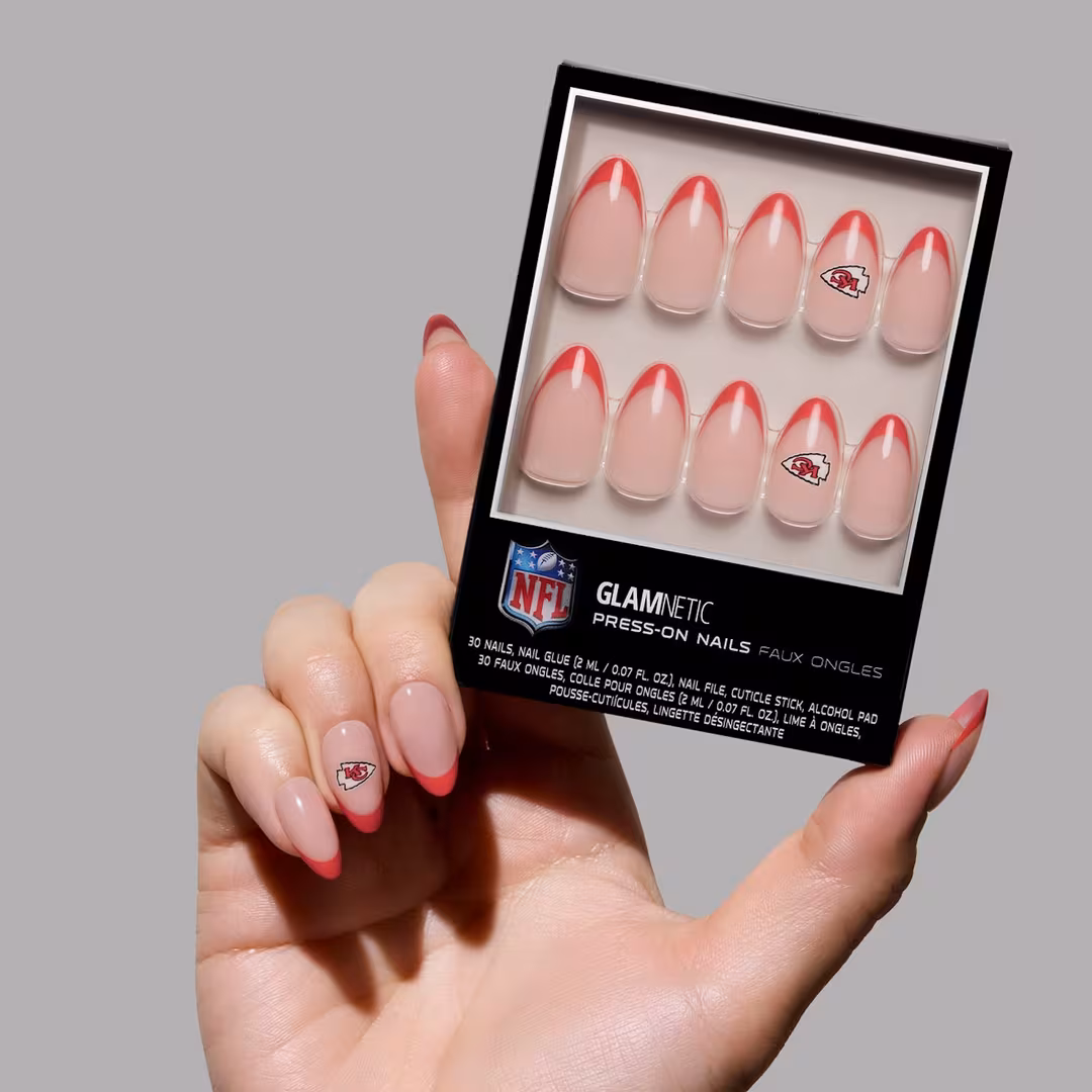 Glamnetic x Fanatics Nail  Kansas City Chiefs Press-On Nails