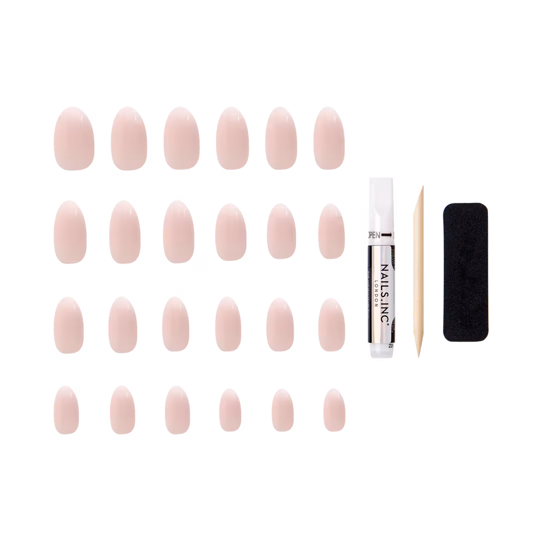 Nails Inc.  NailingLife So Selena Nude Ombré Effect Press-On Nails