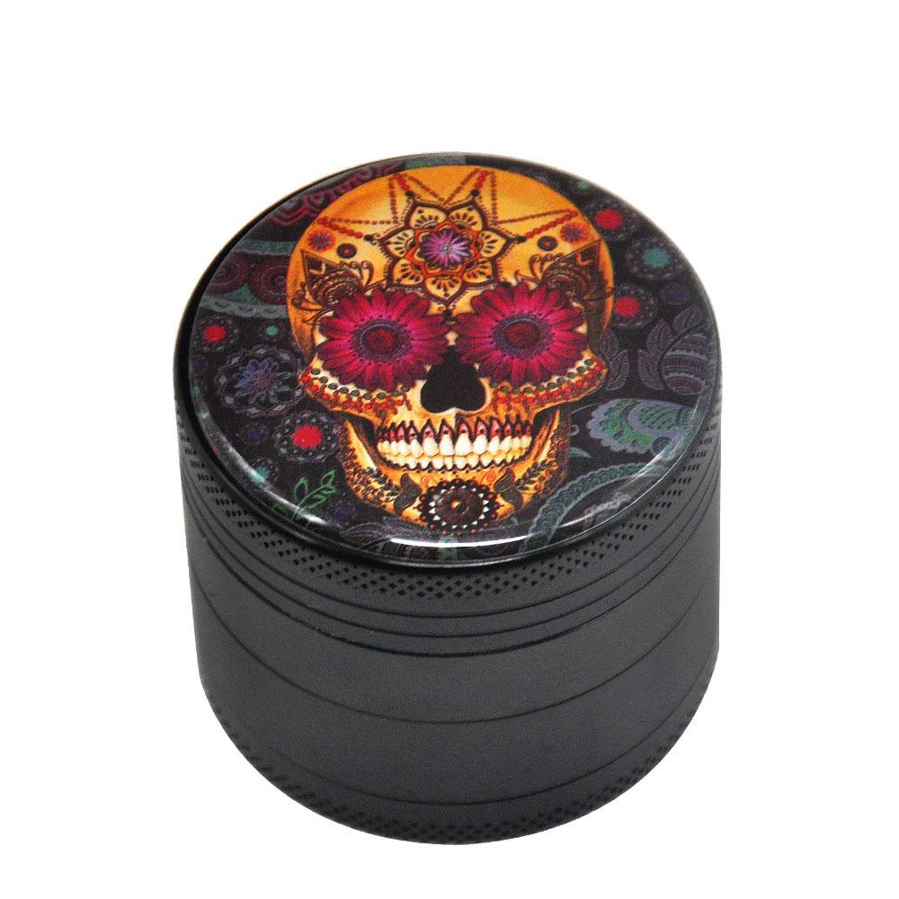 Ghost Aluminum Alloy Herb Grinder 4 Layer