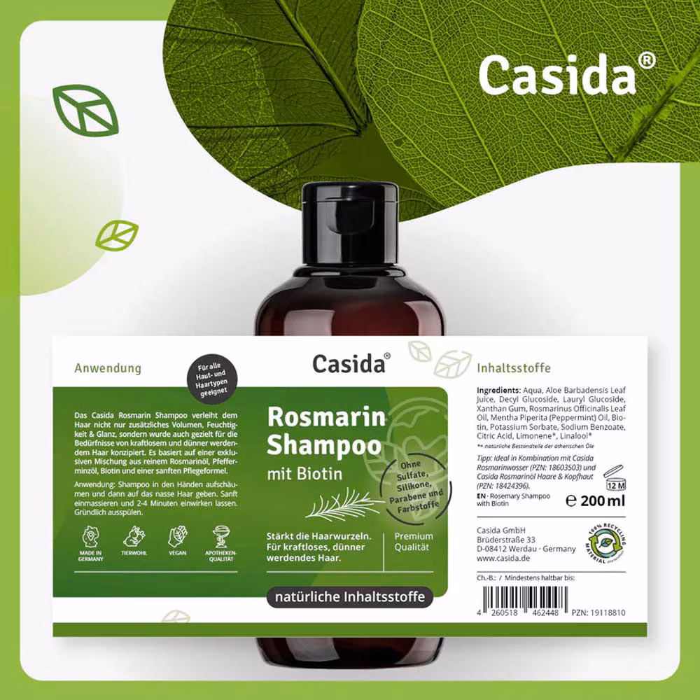 Rosmarin - Shampoo mit Biotin