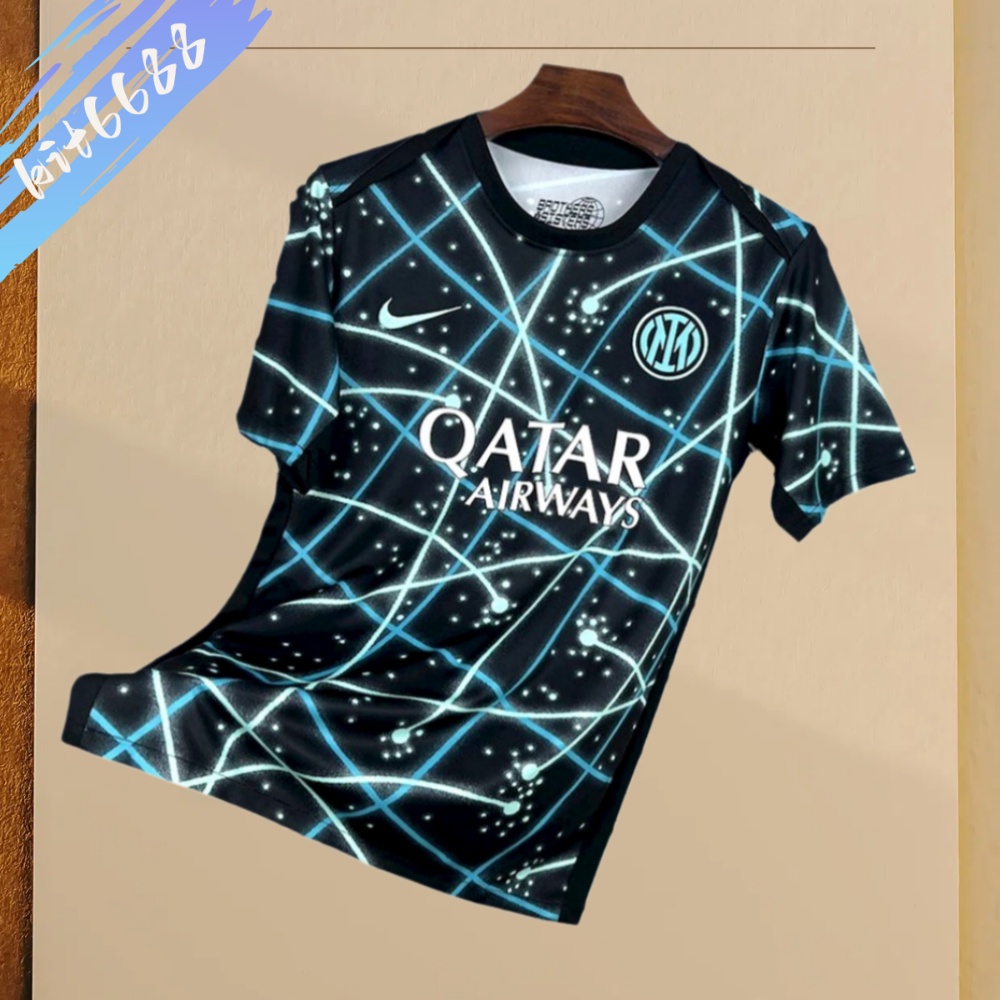 2025/2026 Inter Milan Pre-match Training Football Shirt (FANS)