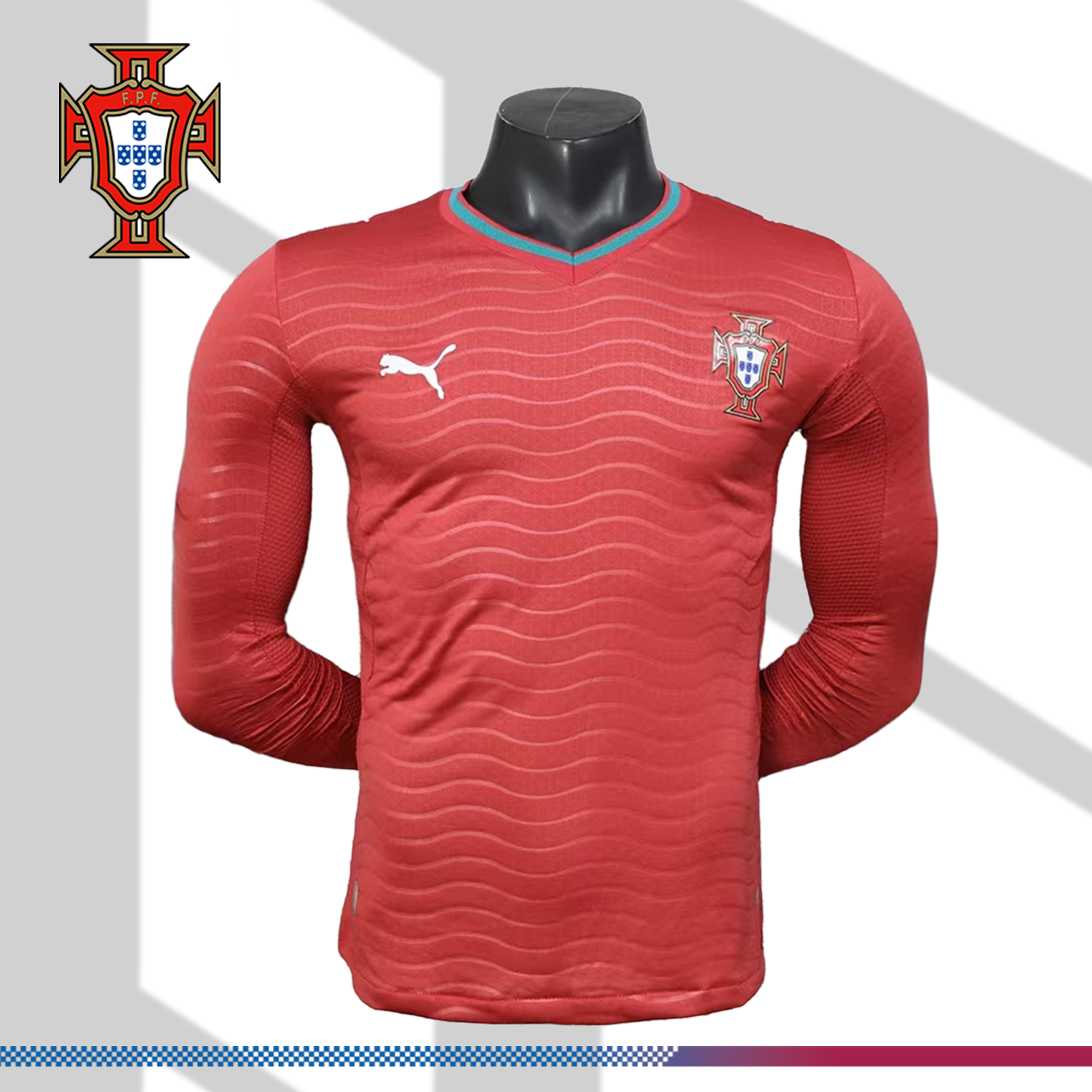 2026 Portugal Home long sleeves Football Shirt (player version)