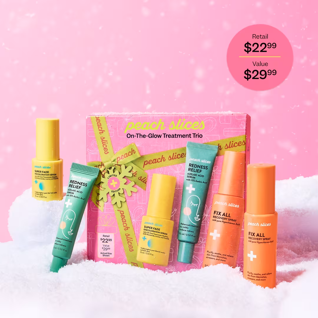 Peach Slices  On-The-Glow Treatment Trio