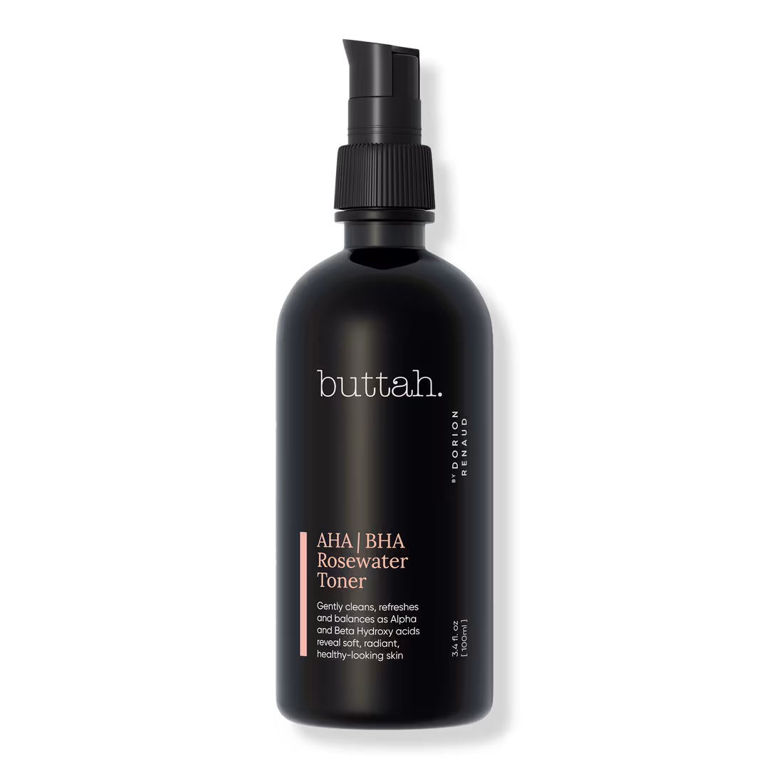 Buttah Skin  AHA/BHA Rosewater Toner