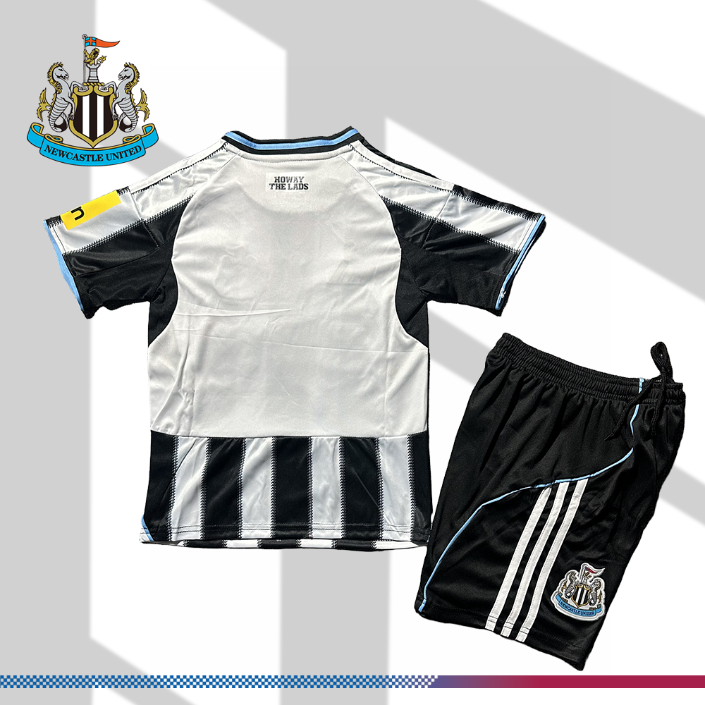 2025/2026 Newcastle United Home Football Shirt （Kids Kit socks）