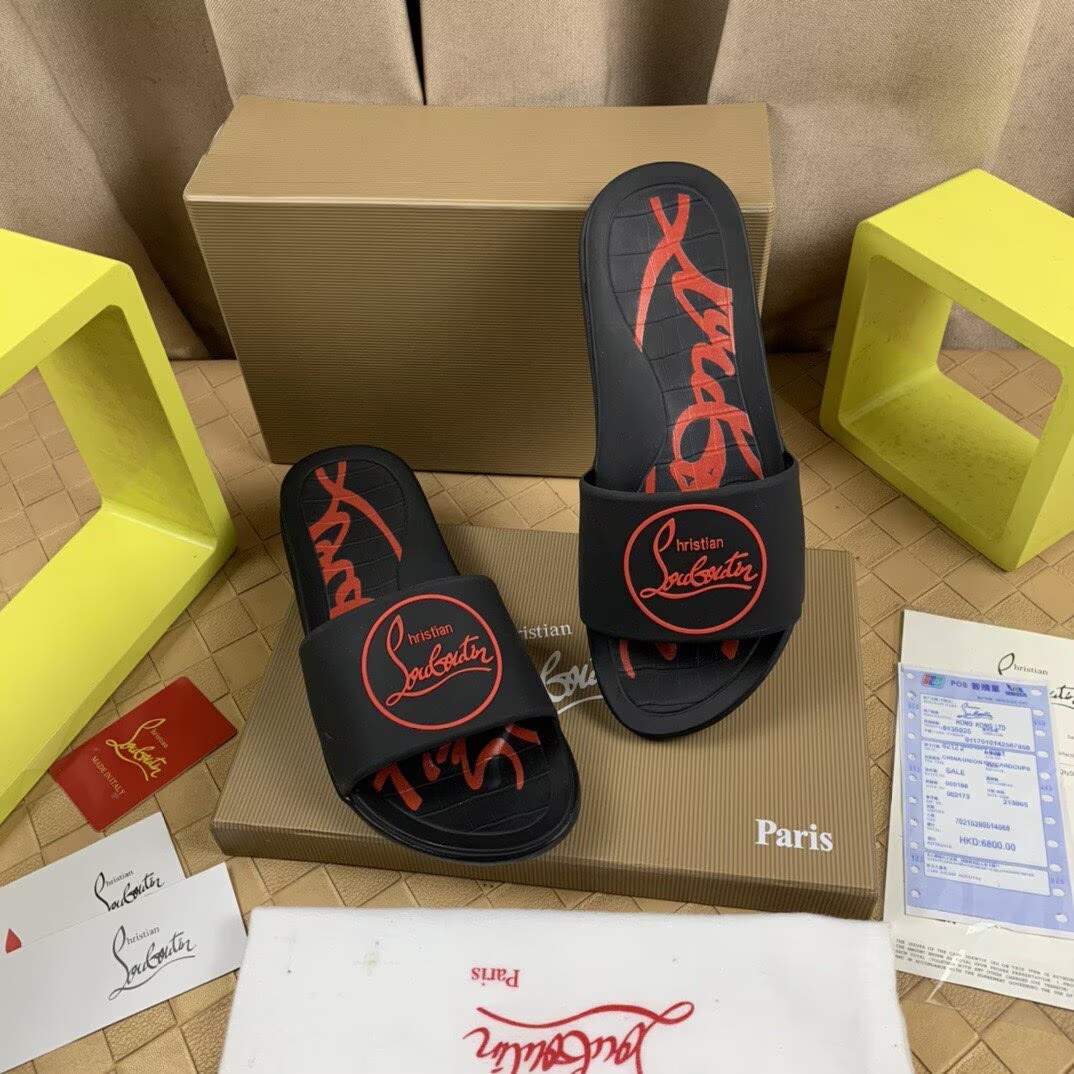 CHRISTIAN LOUBOUTIN SLIPPERS - CCSHOES