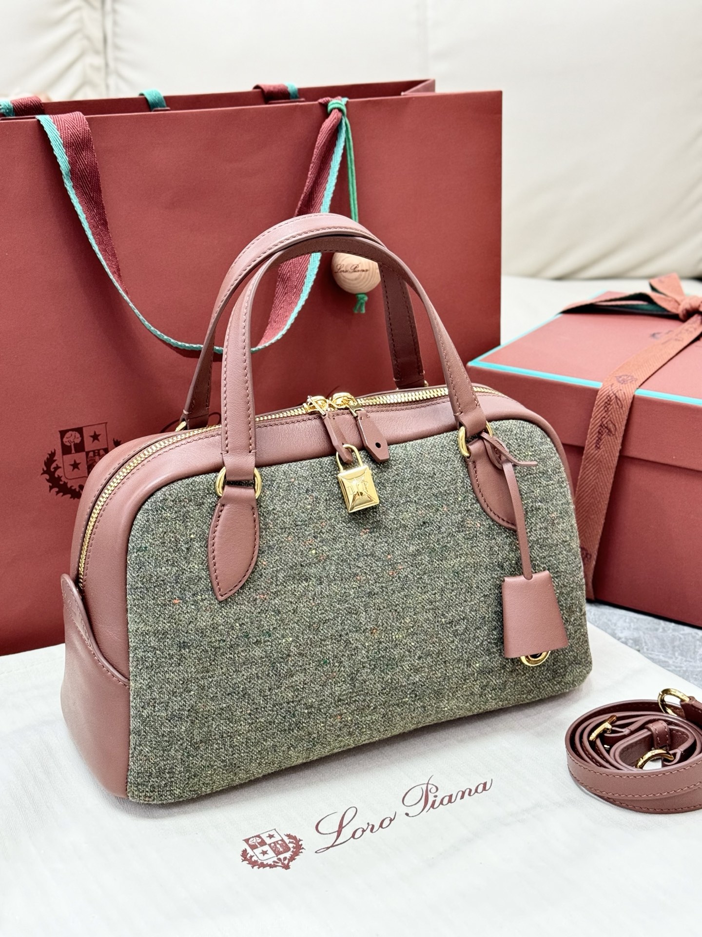 Loro Piana new Needle crossbody bag handbag