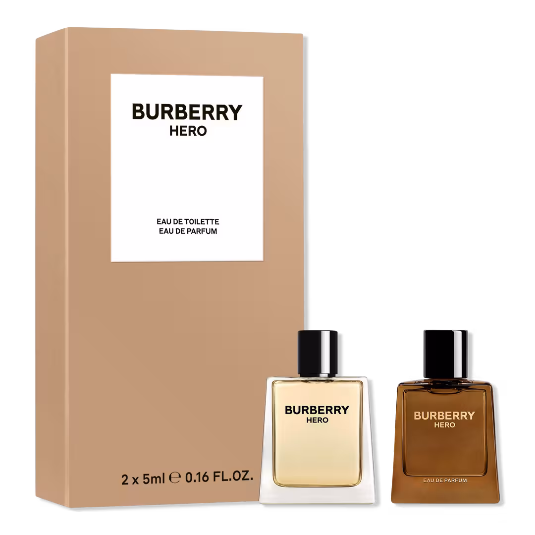Burberry  Hero Eau de Toilette and Eau de Parfum 2-Piece Mini Cologne Gift Set
