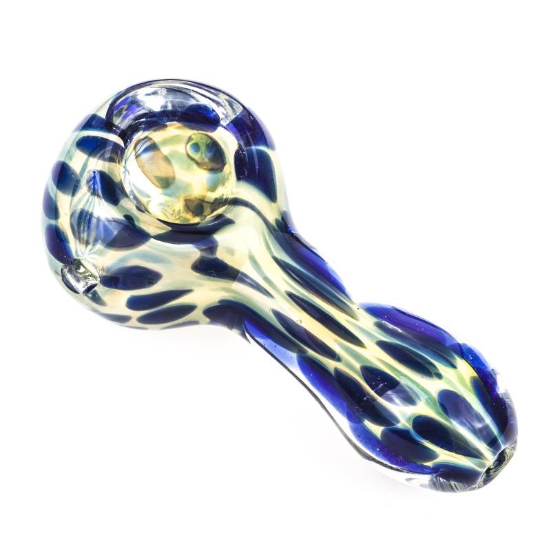 Spotted Glass Spoon Pipe