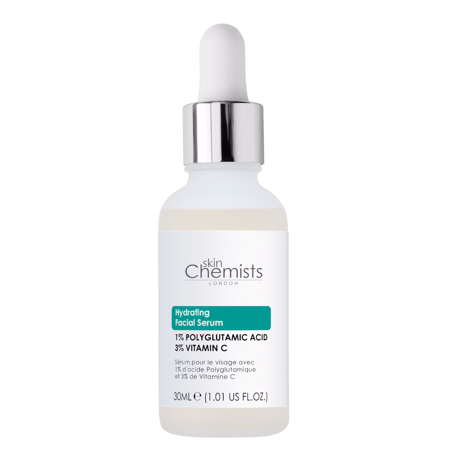 Feuchtigkeitsserum mit 1% Polyglutaminsäure und 3% Vitamin C