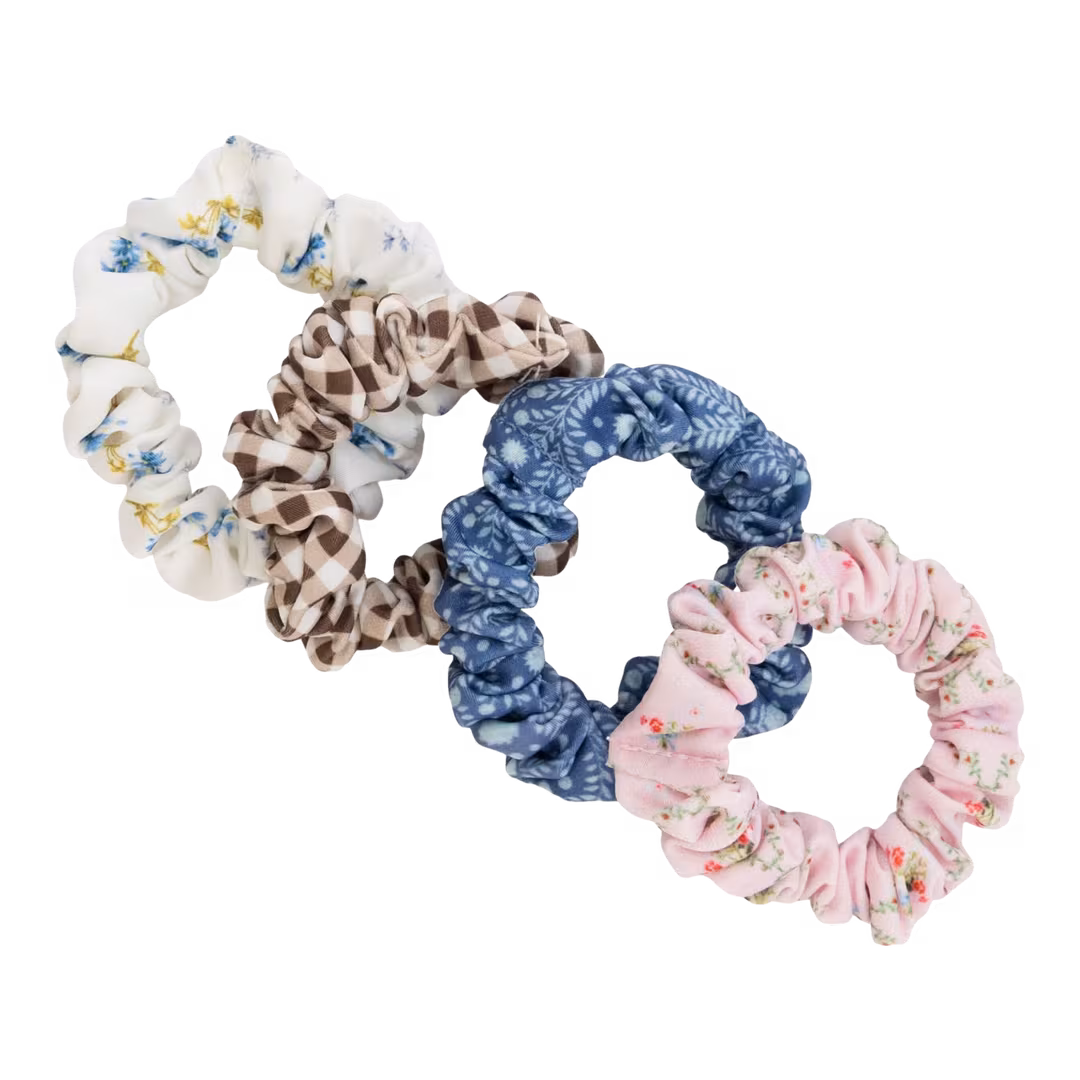 Wet Brush  Wet Brush x Hill House Skinny Satin Scrunchies 4ct