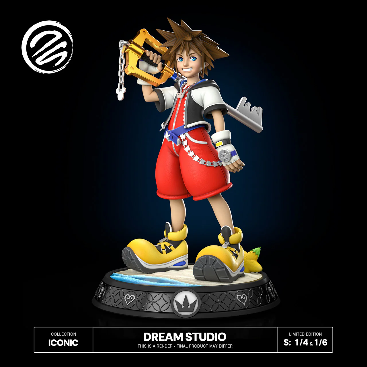 Kingdom Hearts - Sora | 1:6/1:4 Resin Statue | by Dream Studio