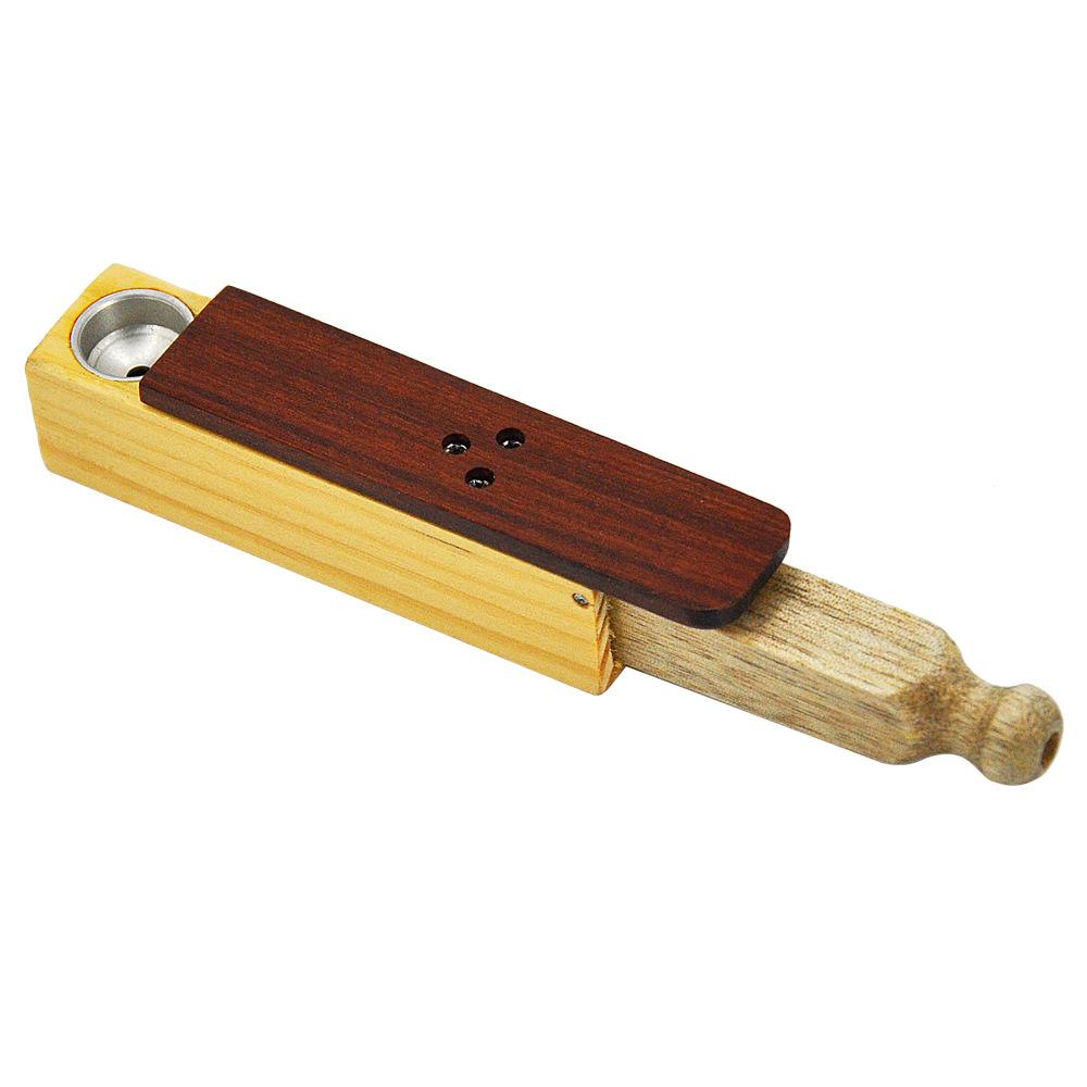 Push-pull Wooden Pipe