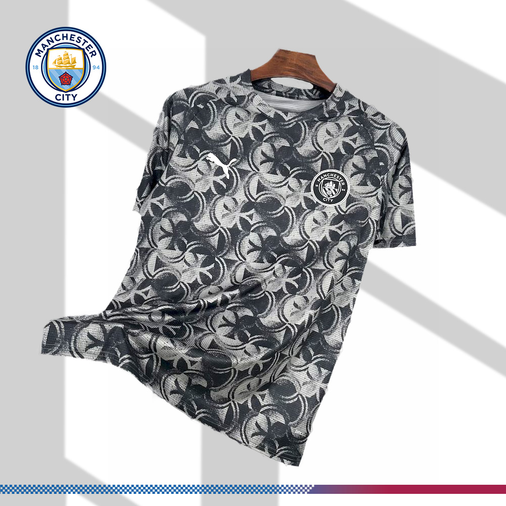 2025/2026 Manchester City Pre-match Training Football Shirt (Fans)