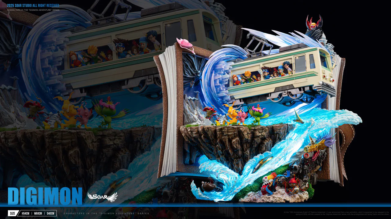 Digimon - Digimon Group | Resin Statue | by Soar Studio