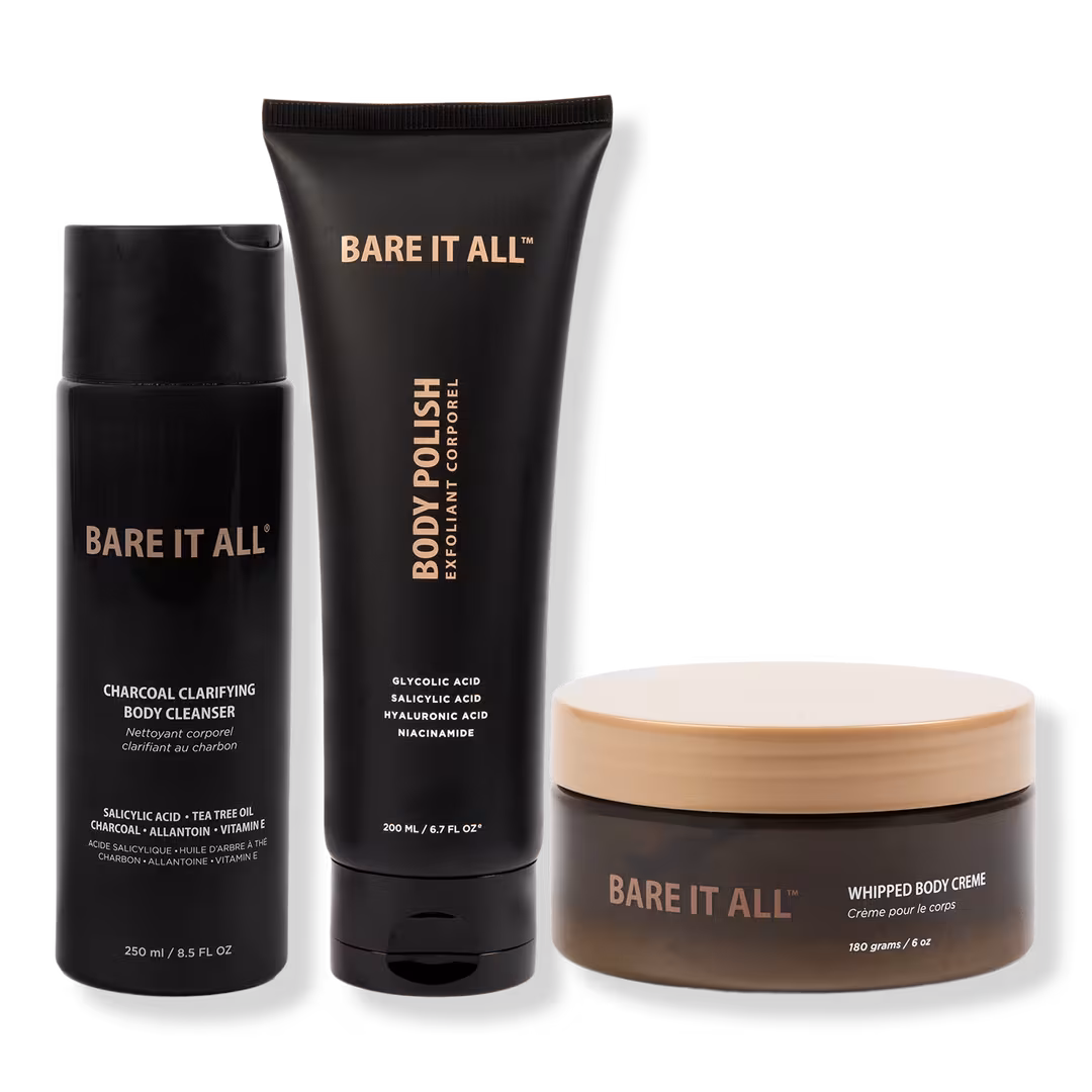 Bare It All  3 Step Essentials Clarifying Body Care Kit