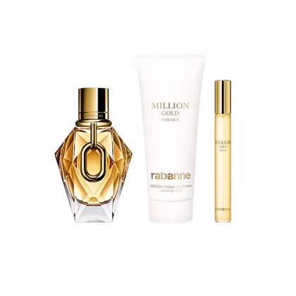 Rabanne Million Gold for Her Eau de Parfum Spray Gift Set 50ML