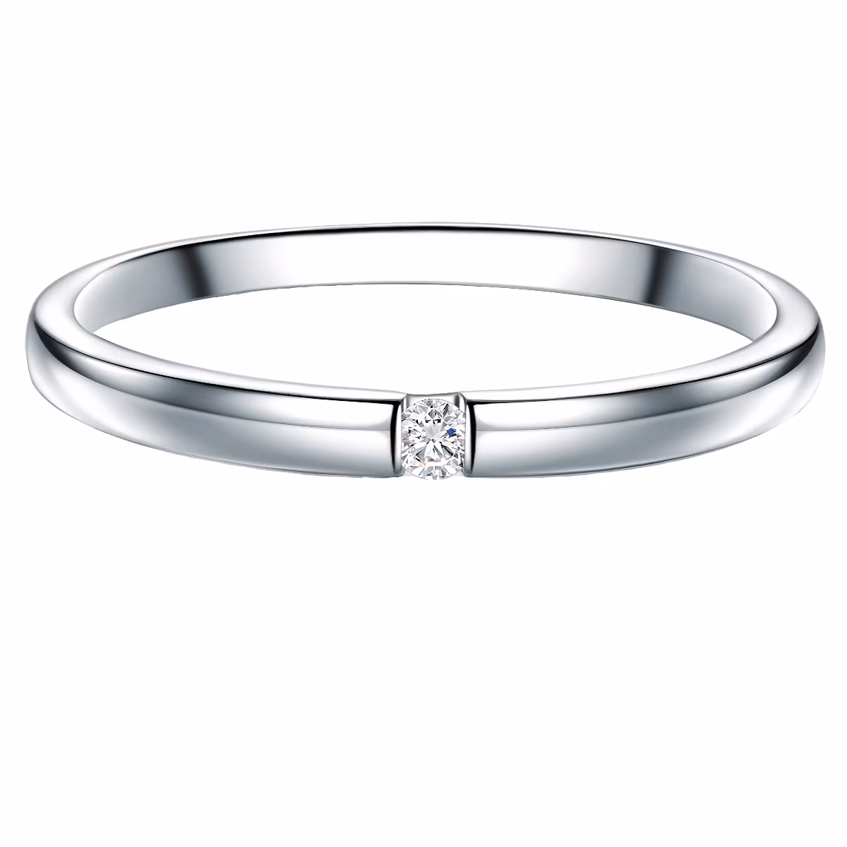 Ring aus Sterling Silber in silber mit Topas