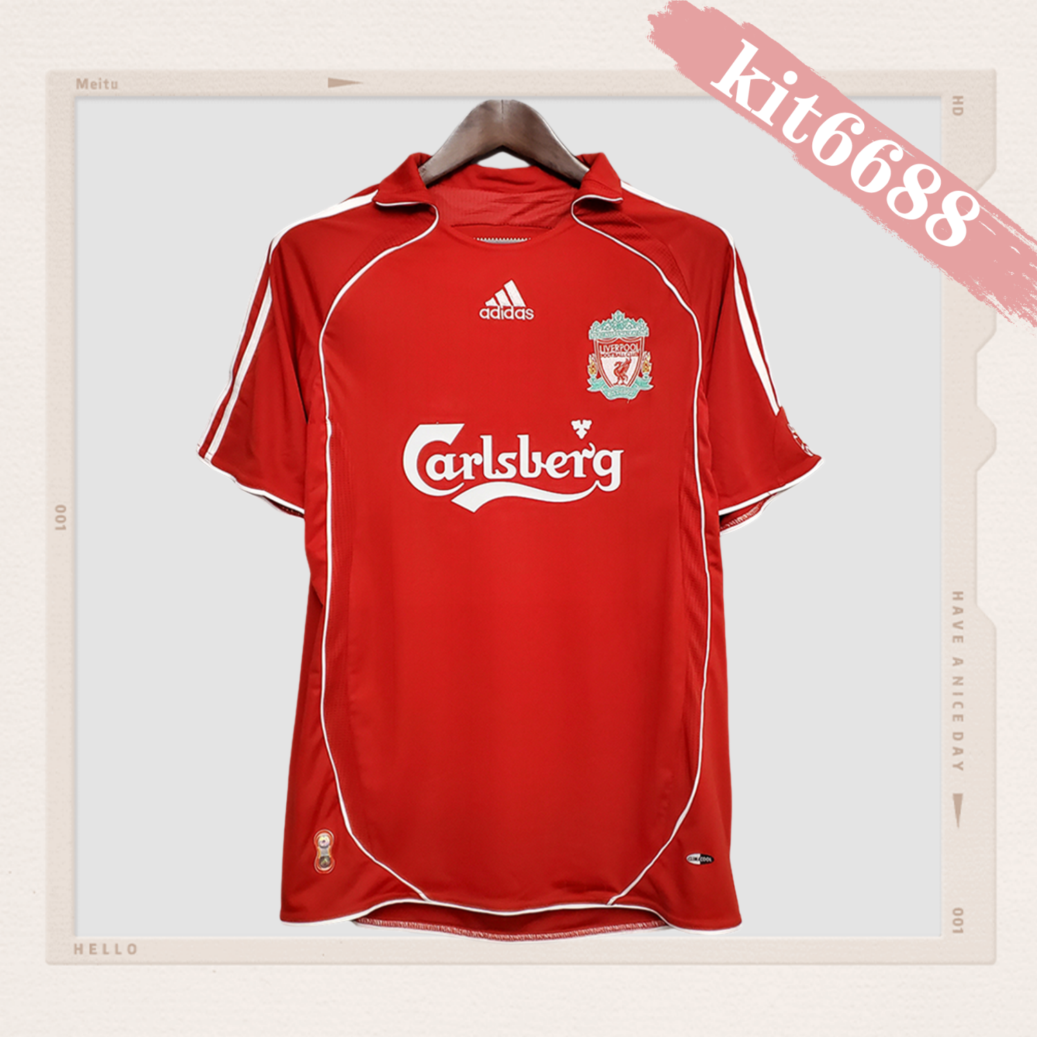 2006/2007 Liverpool Retro Home Football Shirt