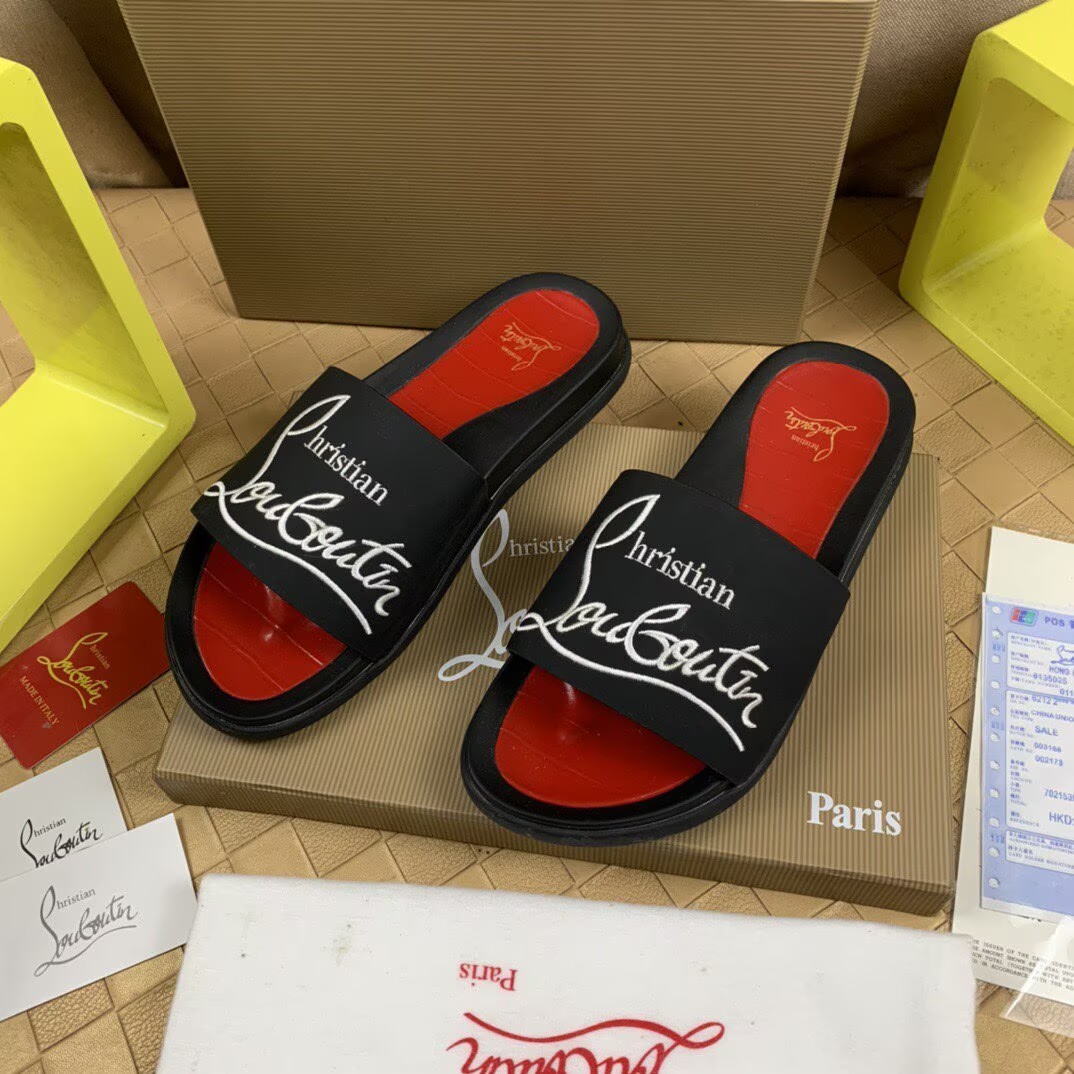 CHRISTIAN LOUBOUTIN SLIPPERS - CCSHOES
