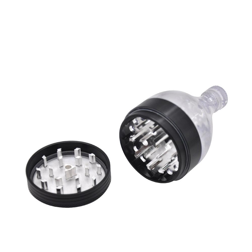 Funnel Aluminum Alloy Herb Grinder 2 Layer