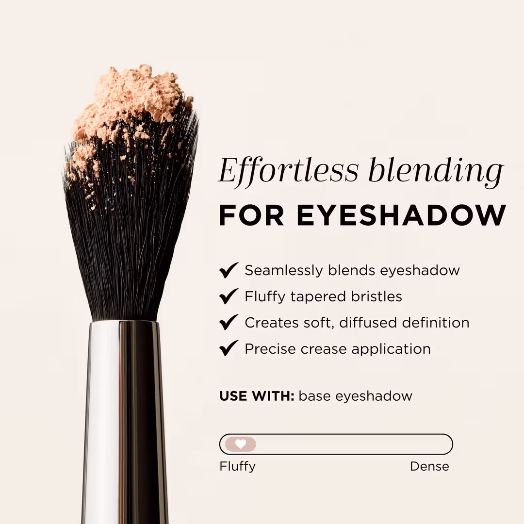 HALEYS Beauty  Tapered Crease Eyeshadow Brush