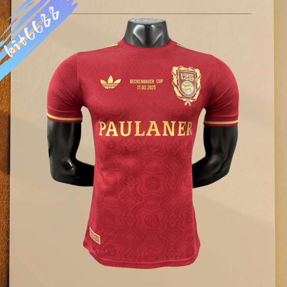 2025/2026 Bayern Munich 125th Beckenbauer Biography Football Jersey (Player Edition)
